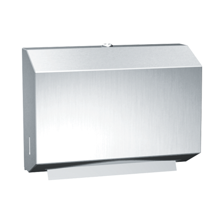 PA 0215 Surface Mounted Towel Dispenser for Compact Areas - Stainless Steel