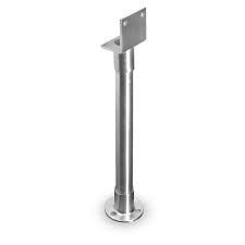 PA8513-10" - 12"  -  Partition Pilaster Post -  Stainless Steel
