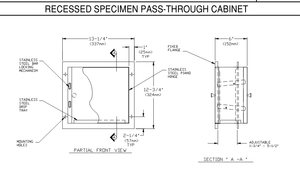 PA8155 Spacer Sleeve for Speciman Pass Thru