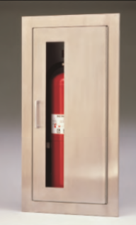 PASS2409-6R-VDuo -  Fire Extinguisher Cabinets Stainless Steel  Duo Vertical Door